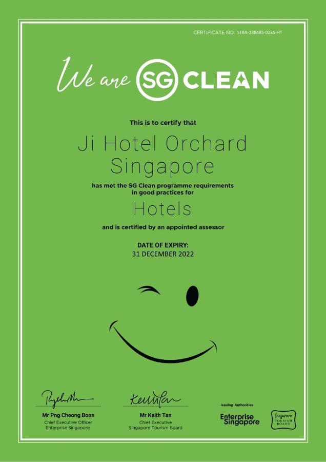 Ji Hotel Orchard Singapur Exterior foto